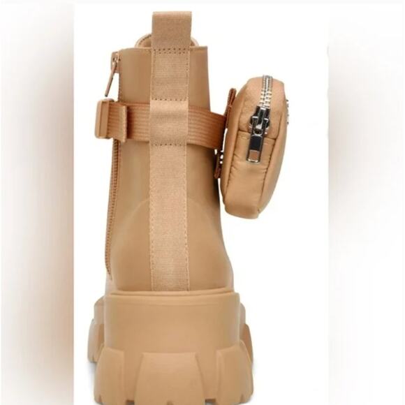 Steve Madden Tanker-P chunky lace up ankle boots sz 10 - Picture 2 of 4